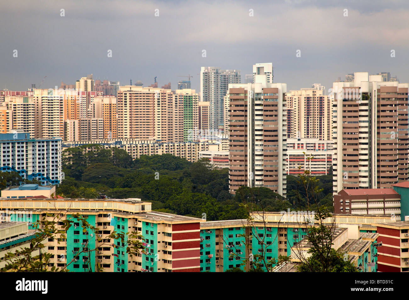 Appartamento Queenstown edifici, Singapore Foto Stock