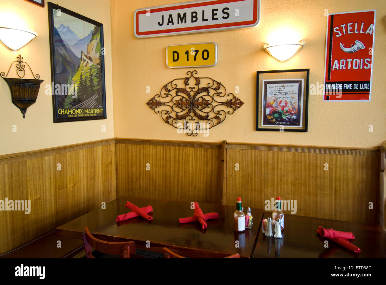 Il Cafe de Paris e il panificio, Boise, Idaho Foto Stock