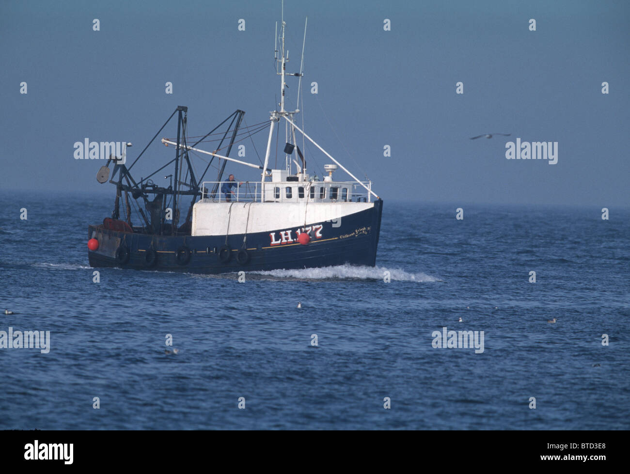 Barca da pesca LH177 Foto Stock