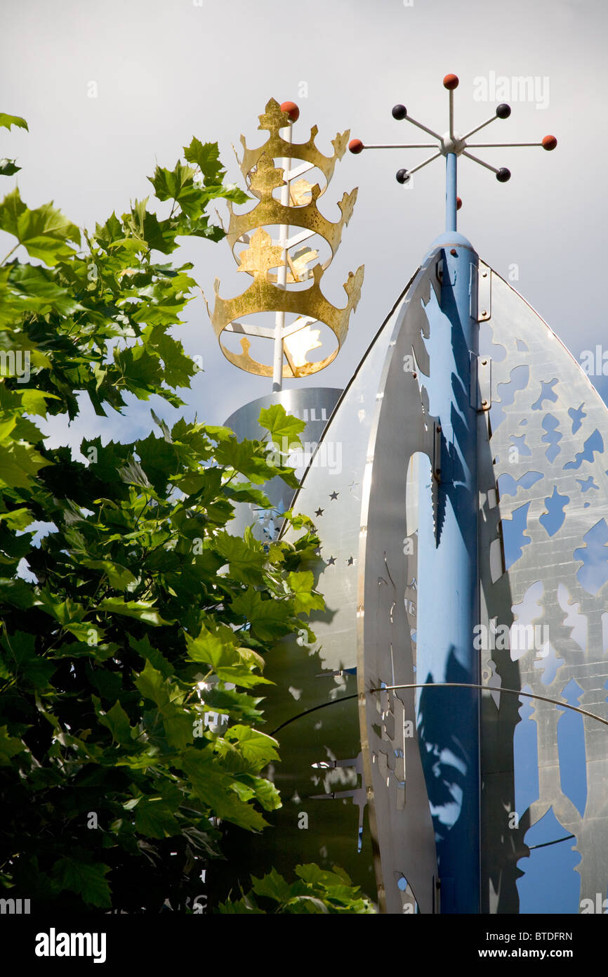 Monumento in piazza della trinità, Hull Foto Stock