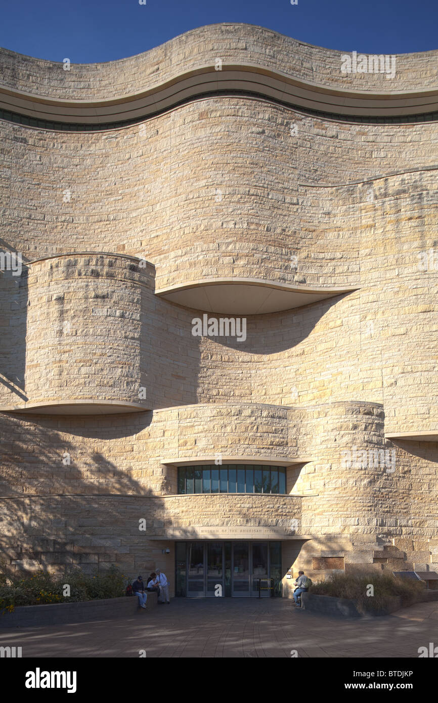 Museo nazionale degli Indiani Americani, Washington DC, Stati Uniti d'America Foto Stock