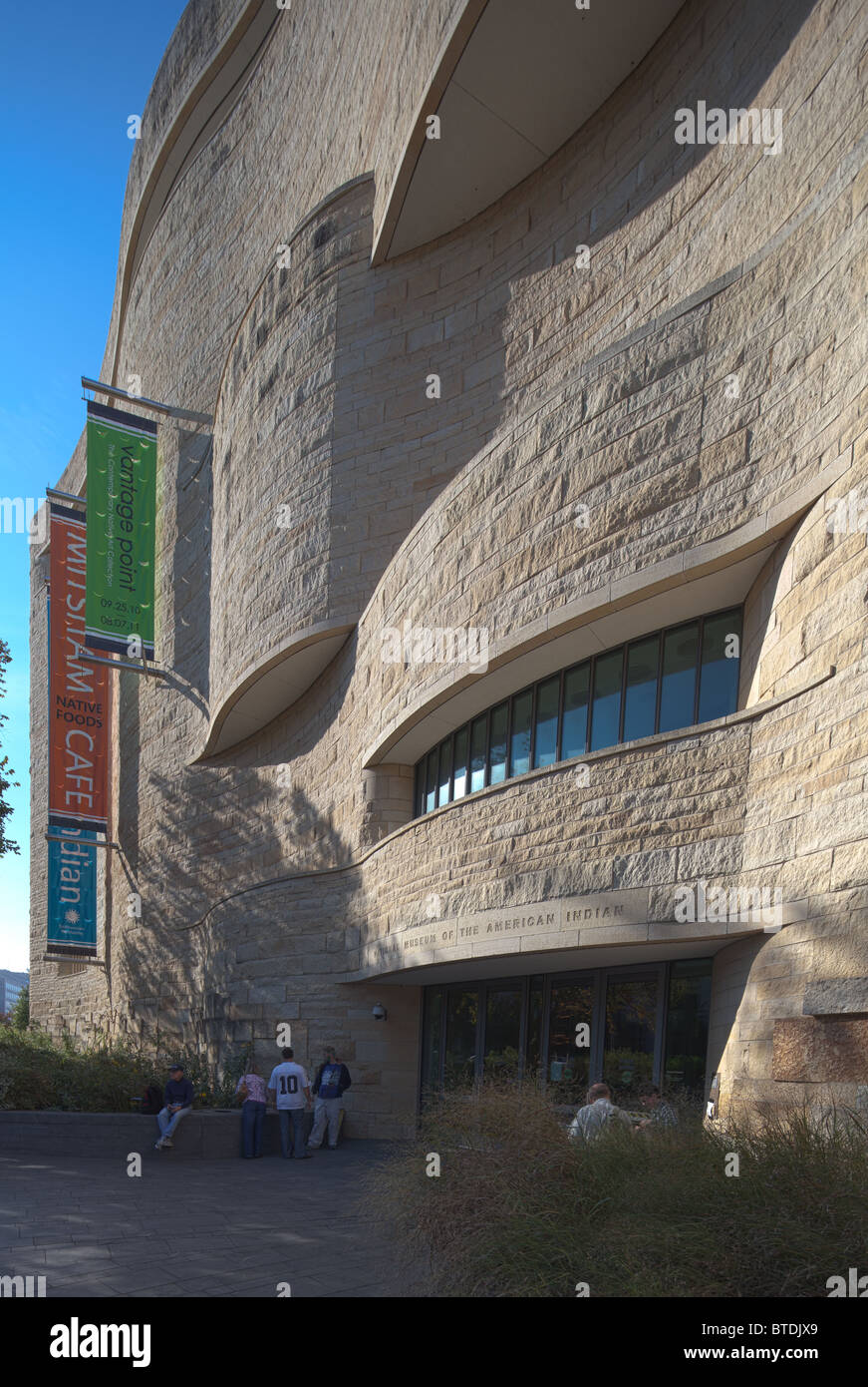 Museo nazionale degli Indiani Americani, Washington DC, Stati Uniti d'America Foto Stock