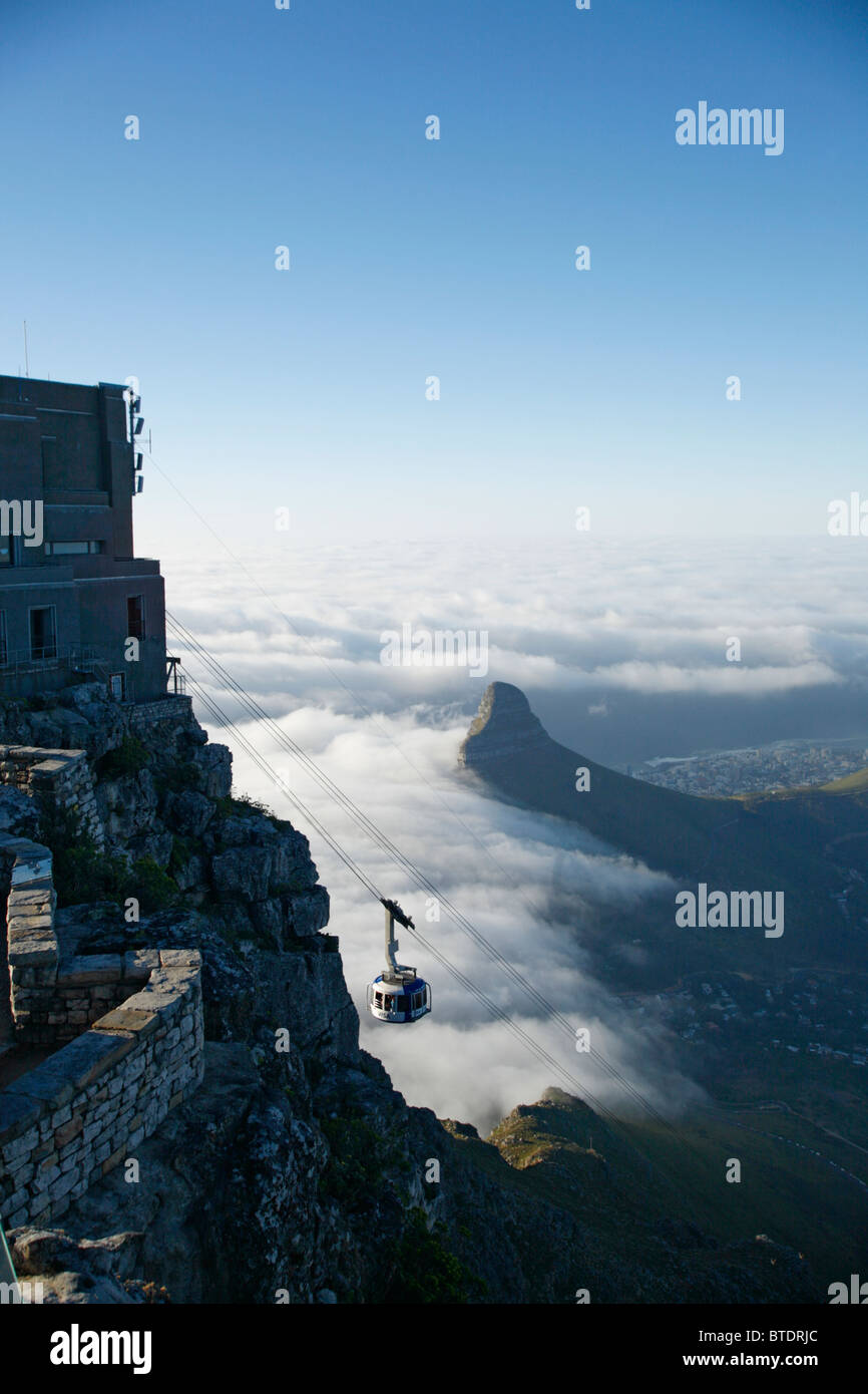 La cabinovia di Table Mountain Foto Stock