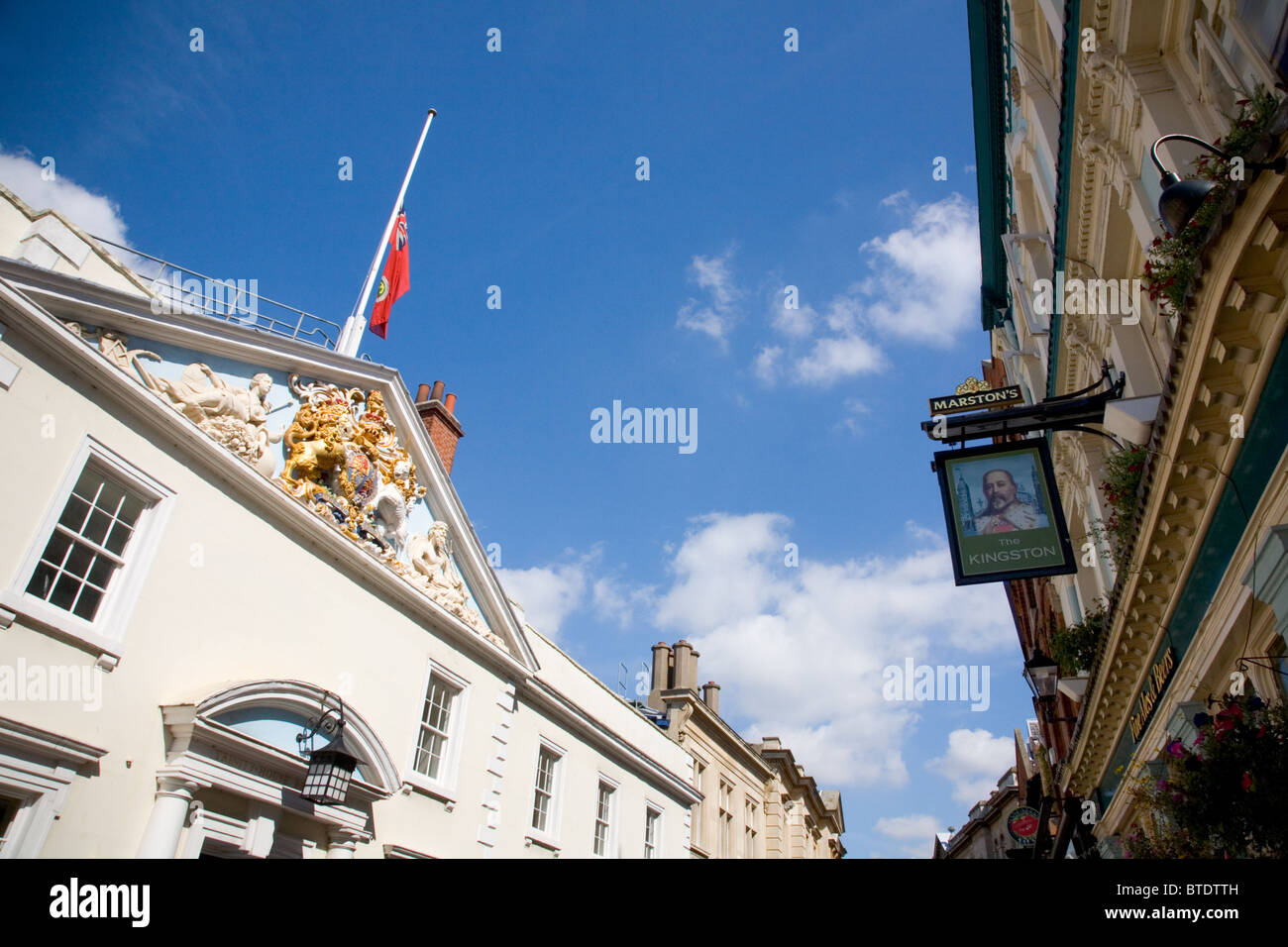 Trinity House e la skyline di Kingston upon Hull Foto Stock