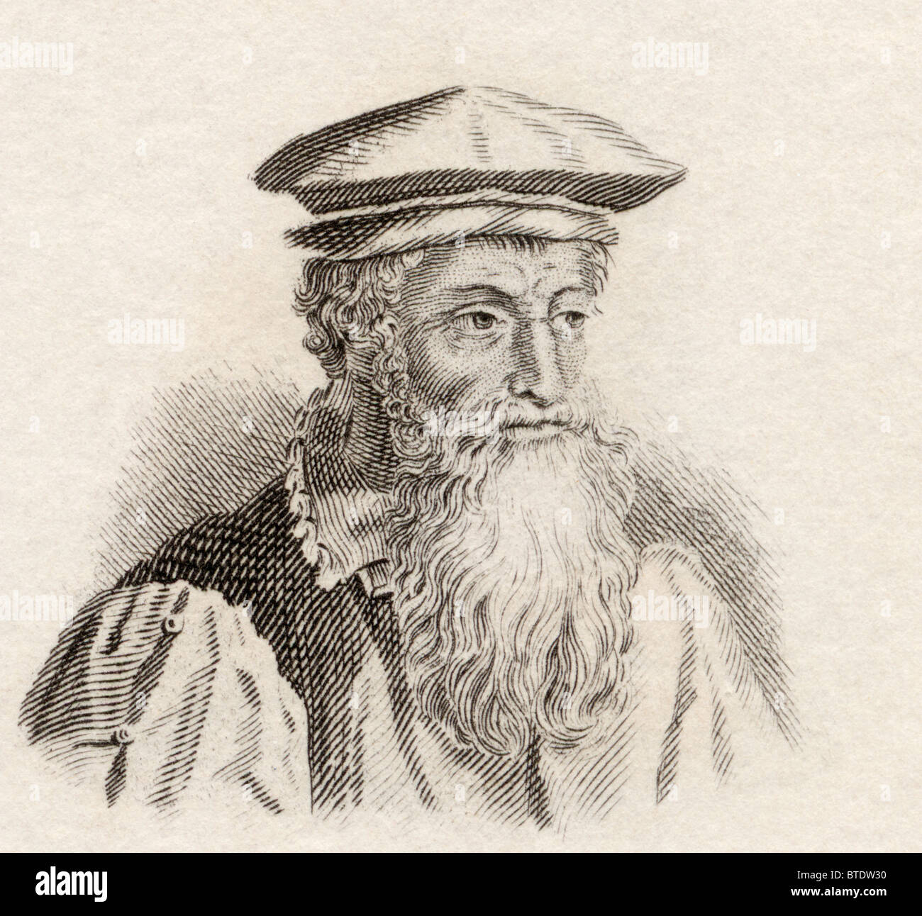 Gerardus Mercator, 1512-1594. Cartografo fiammingo. La proiezione di Mercatore è chiamato dopo di lui. Foto Stock