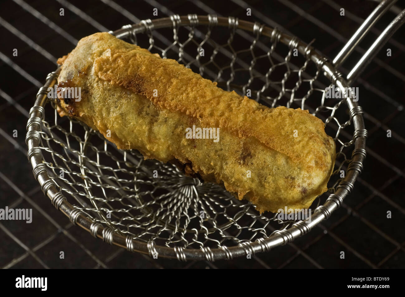 Deep fried Mars bar Foto Stock