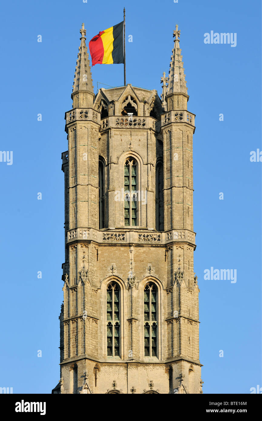 Il Saint-Bavo la cattedrale di / Sint-Baafs cattedrale a Ghent, Belgio Foto Stock