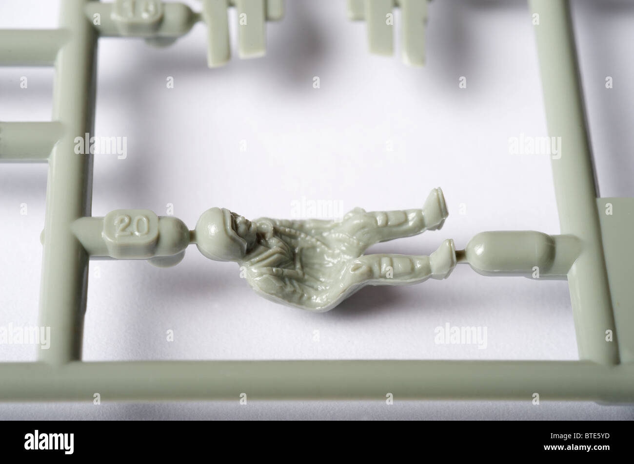 1/72 modello in scala di un russo fighter pilota a getto Foto Stock