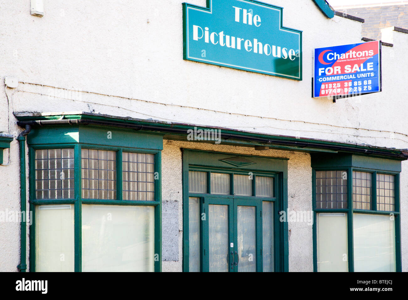 Chiuso Picture House in Leyburn North Yorkshire, Inghilterra Foto Stock