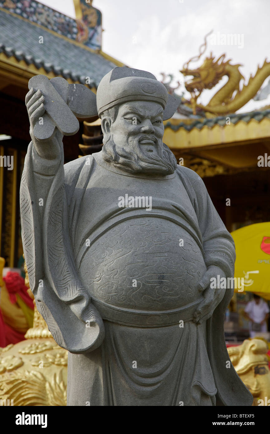 Una statua in un tempio Cinese, Phuket ,Thailandia Foto Stock