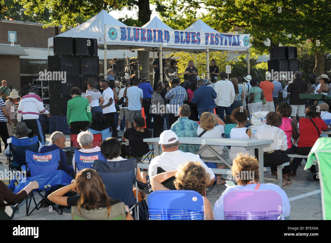 Bluebird Blues Festival in Largo, Maryland Foto Stock