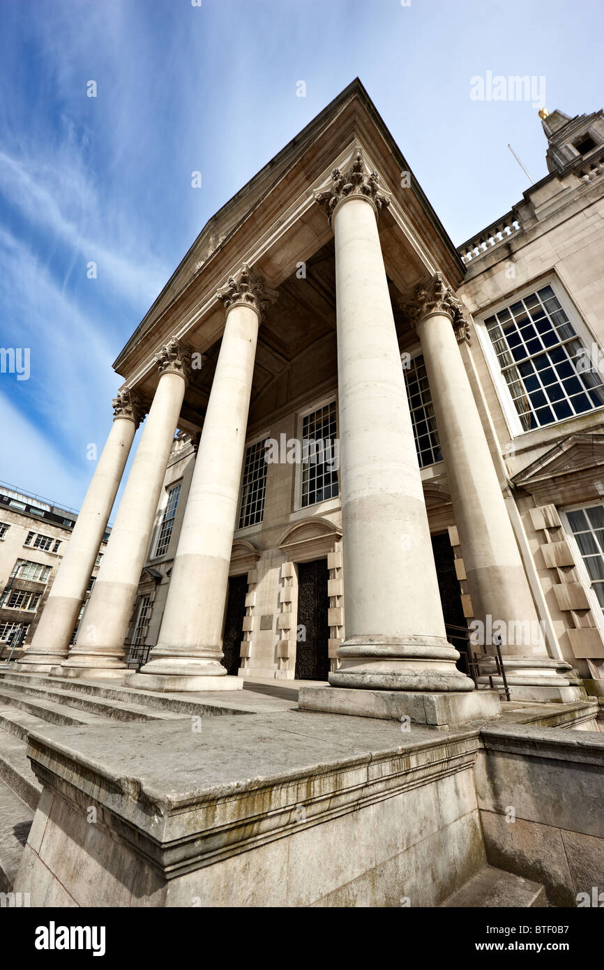 Leeds Sala Civica da Millennium Square, West Yorkshire Foto Stock
