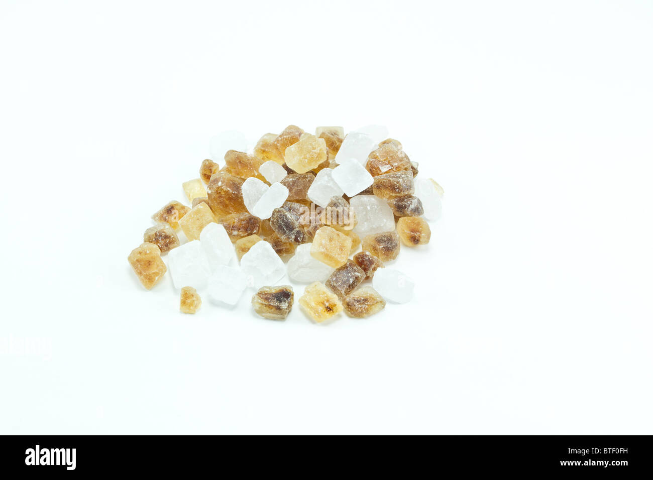 Lo zucchero cristallino per alimenti e bevande Foto Stock