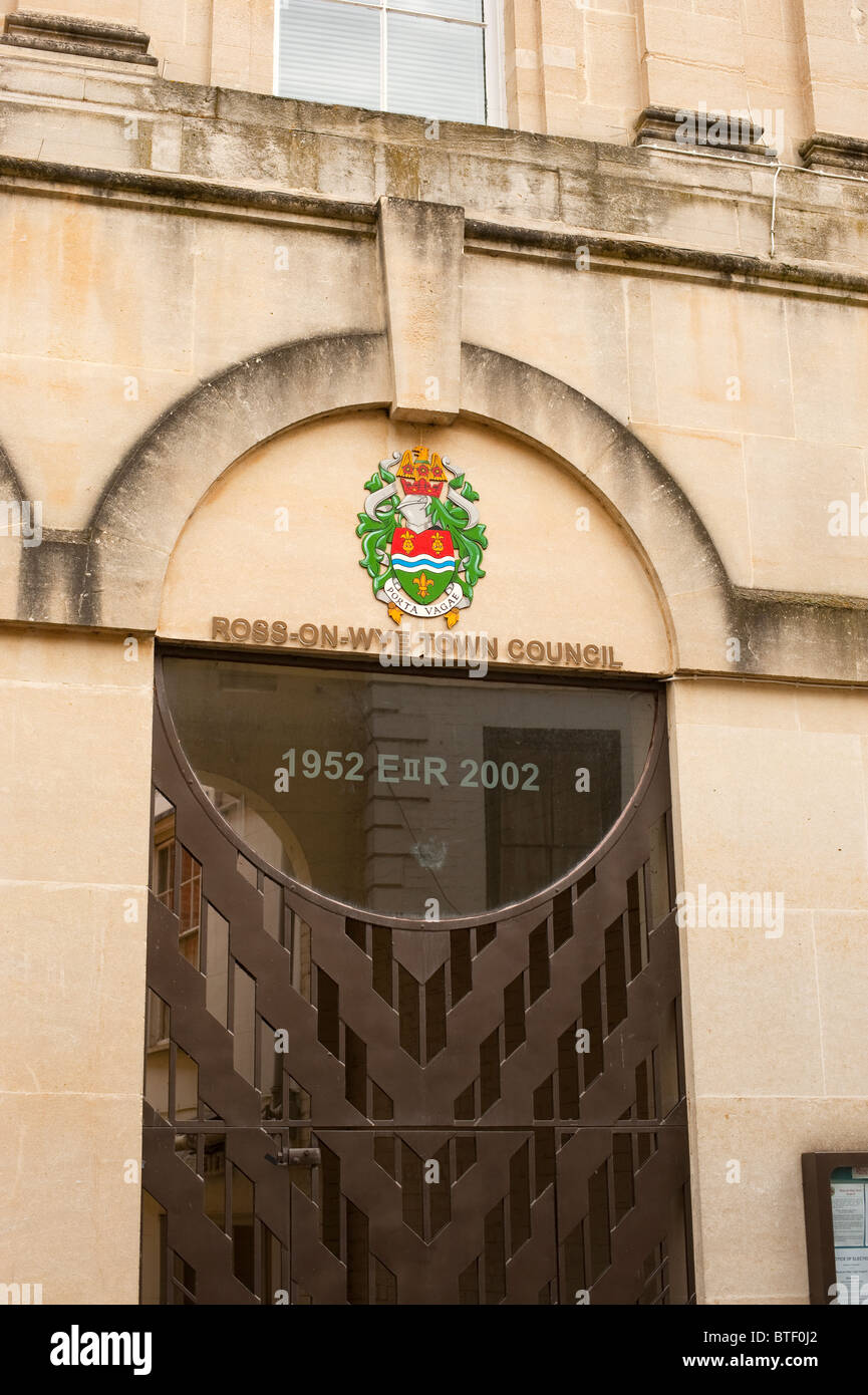 Ross on Wye città Ufficio del Consiglio Foto Stock