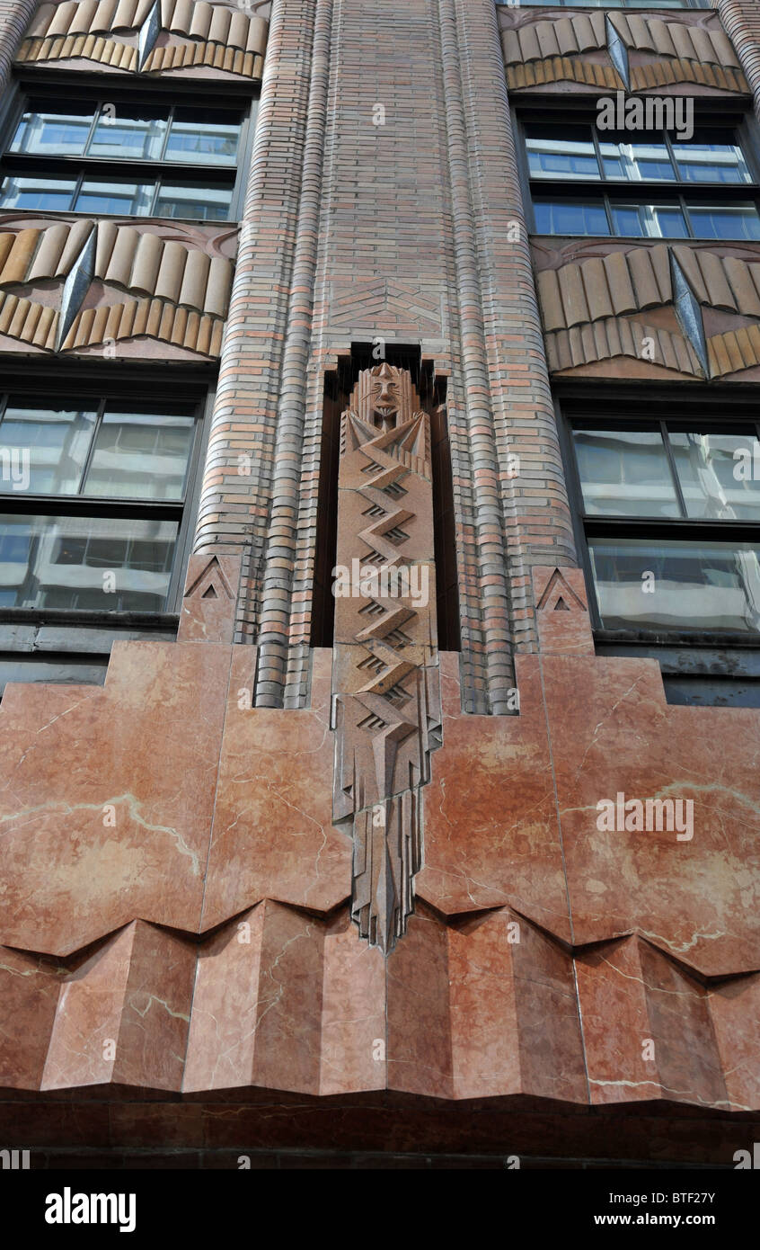 Il General Electric Building a 570 Lexington Avenue, 1931 art deco grattacielo a Manhattan Foto Stock