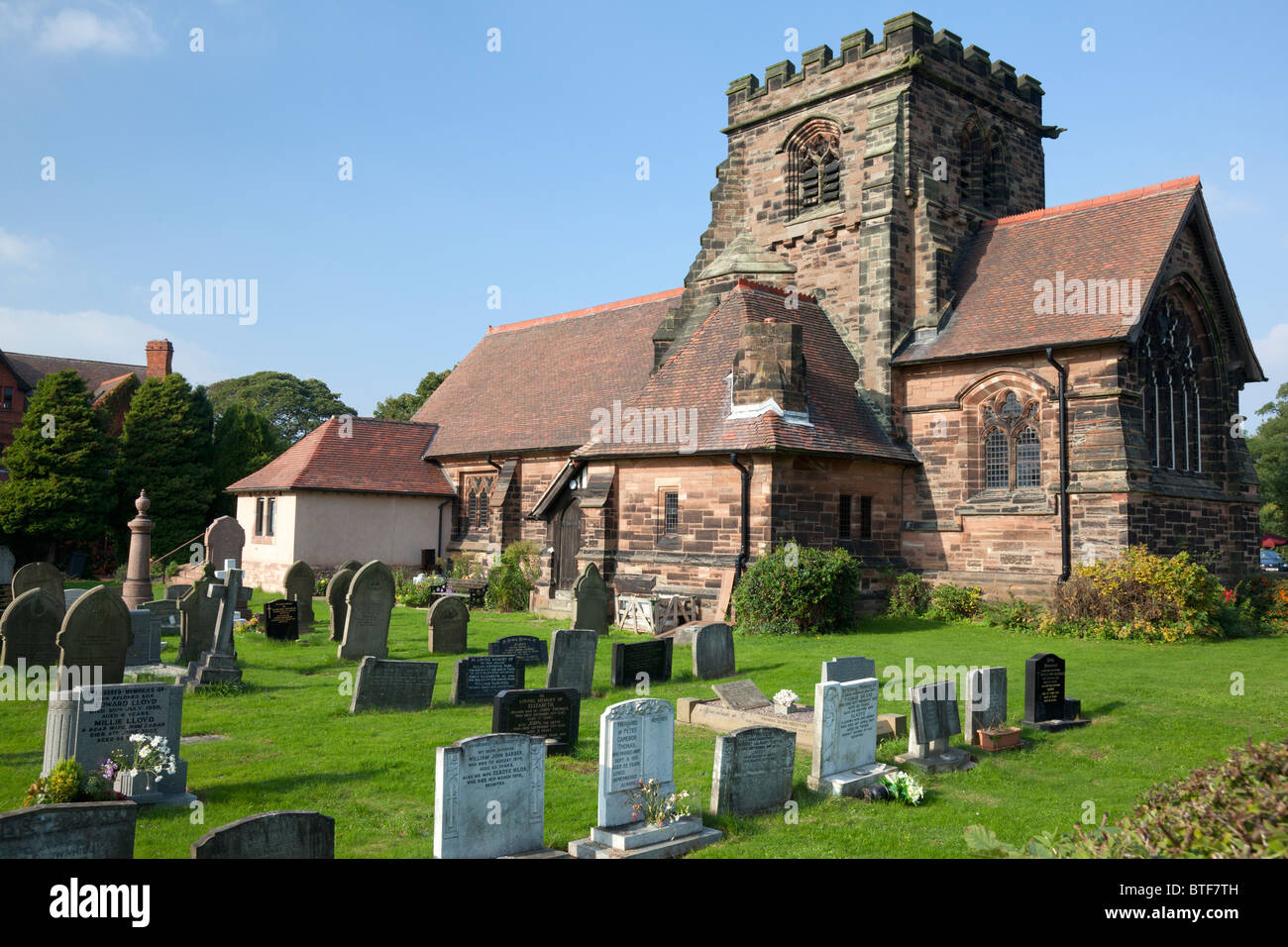 Chiesa Parrocchiale di Santa Croce, Appleton Thorn, Cheshire Foto Stock