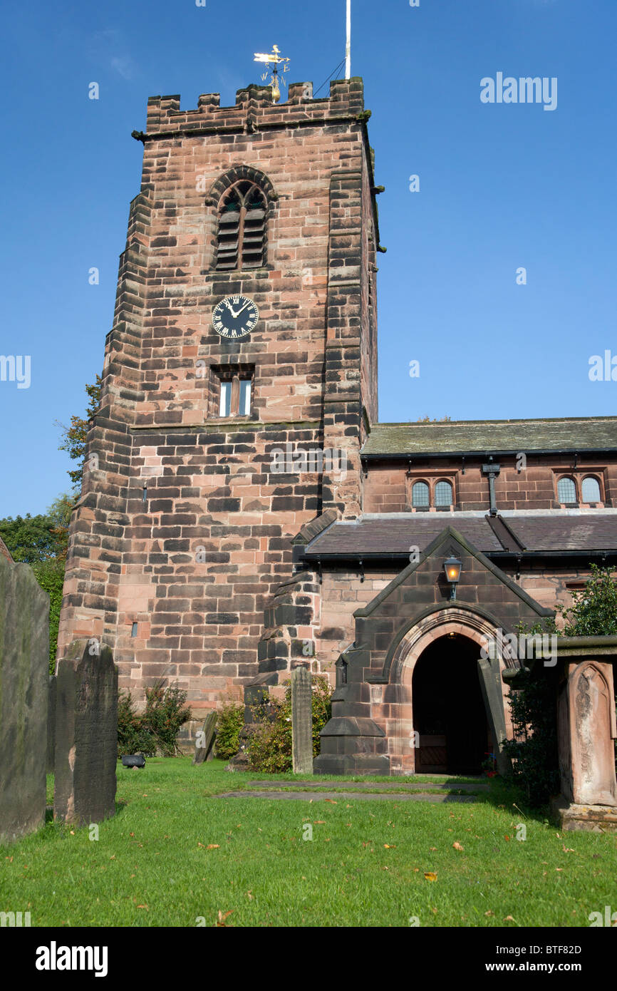 St Wilfrid la Chiesa, Grappenhall, Cheshire Foto Stock