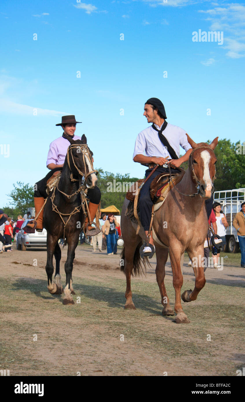 Gaucho Festival, San Antonio de Areco, Argentina Foto Stock