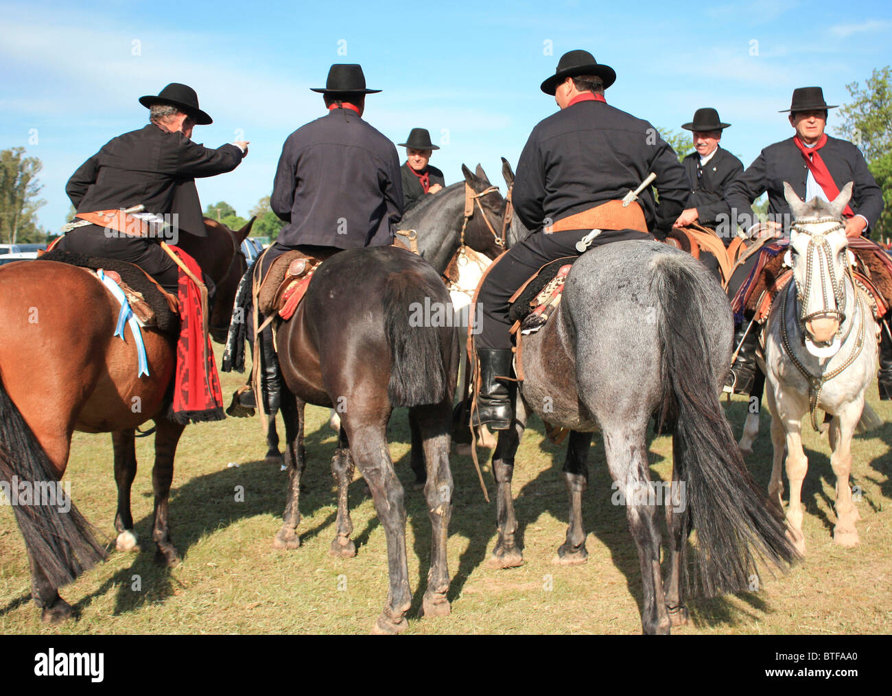 Gaucho Festival, San Antonio de Areco, Argentina Foto Stock