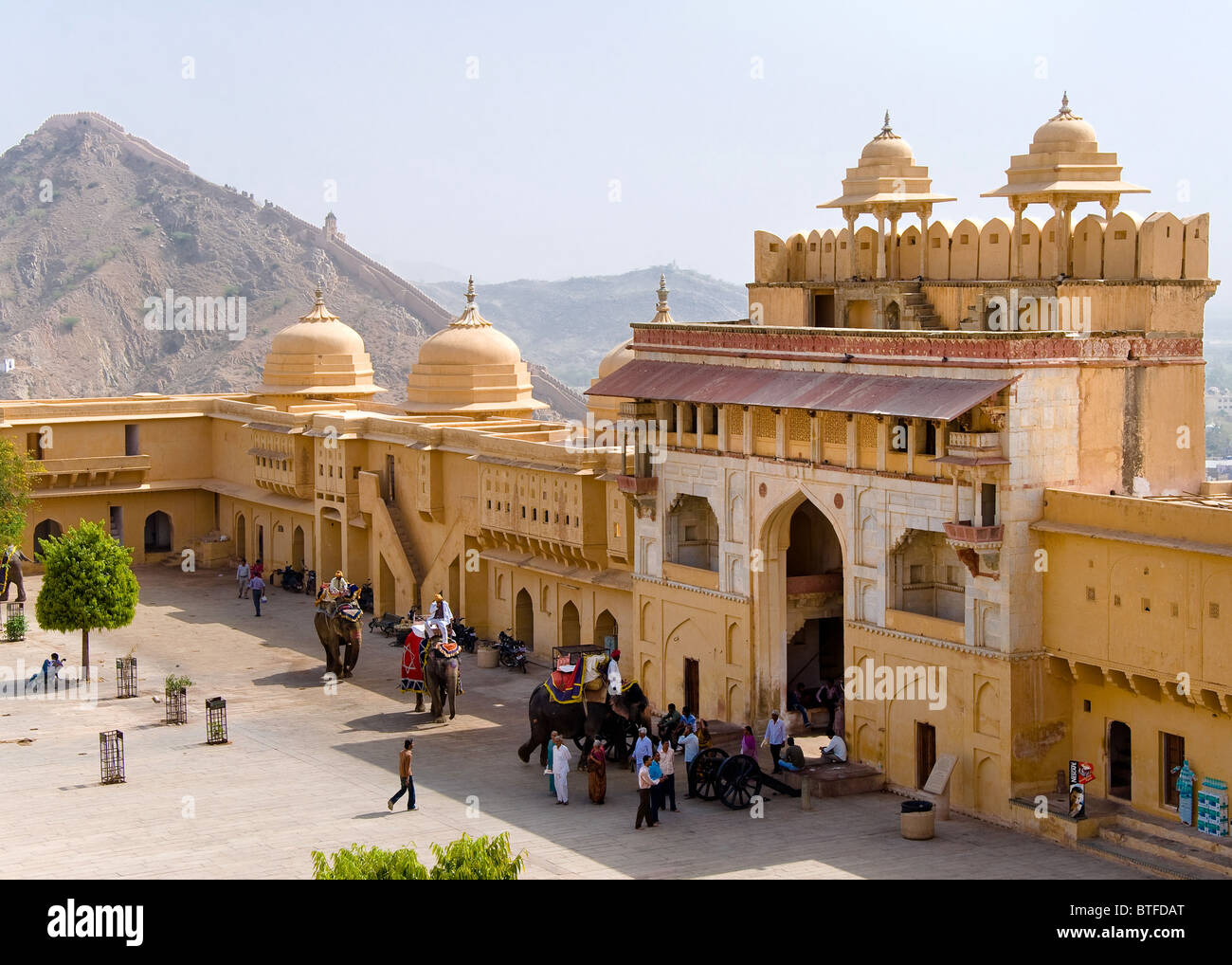 Jaigarh Forte Amber, Jaipur, Rajasthan, India Foto Stock