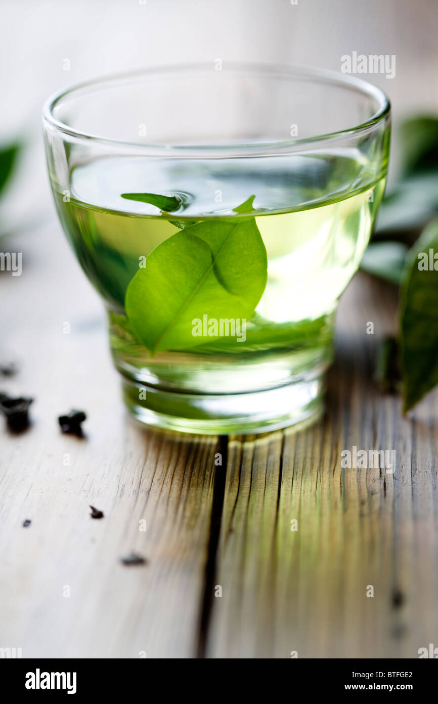 Tè verde Foto Stock