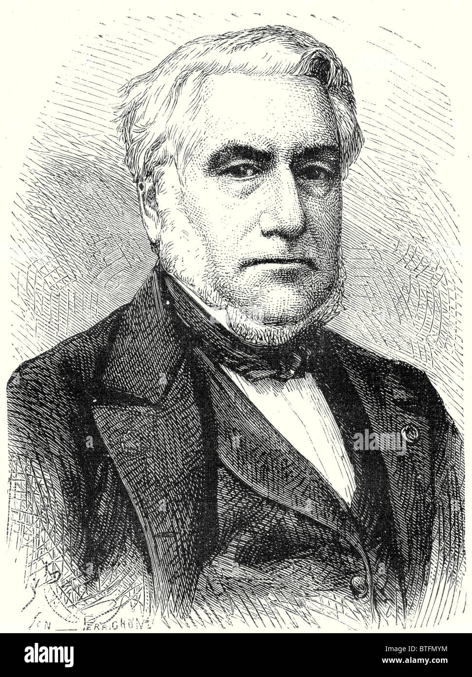 Paulin Talabot, direttore del Parigi-Lione-Méditerranée Railway Foto Stock