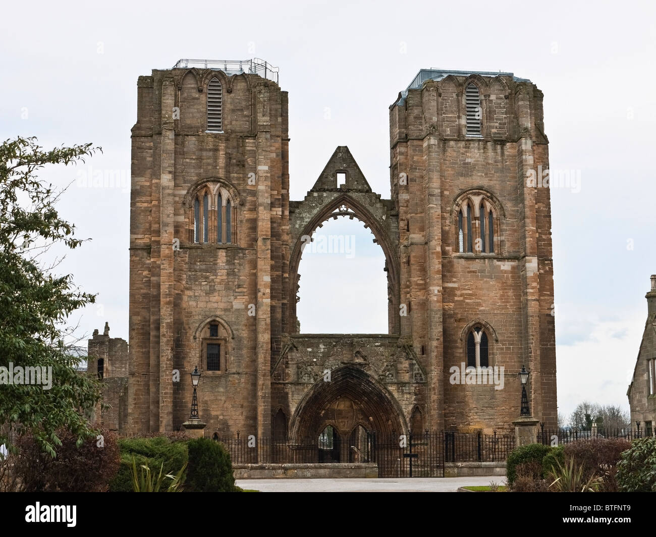 Elgin Cathedral "La lanterna del Nord' Elgin Scozia, Regno Unito Foto Stock
