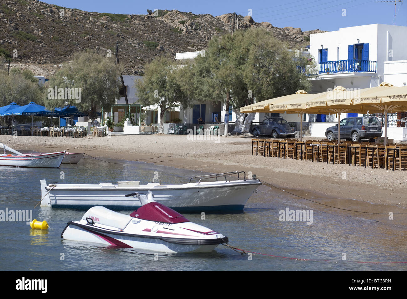 Kimolos isola del mar Egeo cicladi grecia Foto Stock