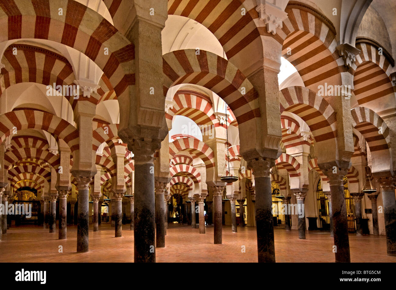 Mezquita Moschea Moresca cattolica cattedrale di Cordoba Spagna - Spagnolo Foto Stock