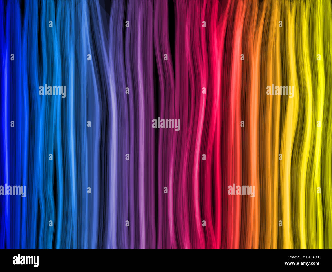 Vettore - Abstract Arcobaleno sullo sfondo delle linee Foto Stock