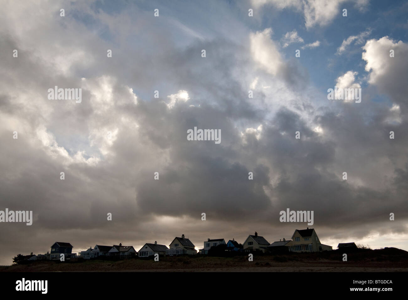 Anderby Creek, Lincolnshire Coast Ottobre 2010 Foto Stock