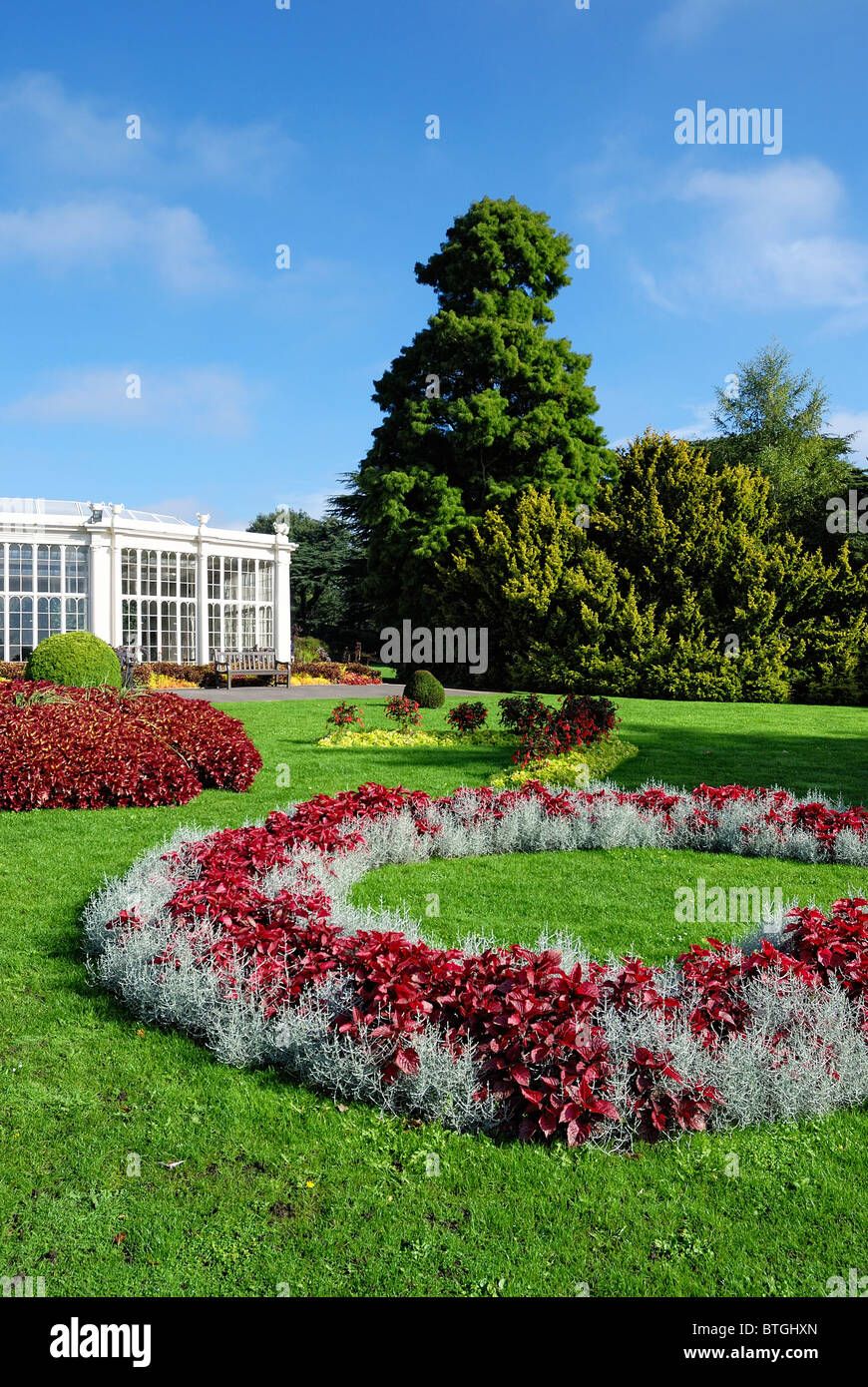 Wollaton Hall giardini Inghilterra Nottingham Regno Unito Foto Stock