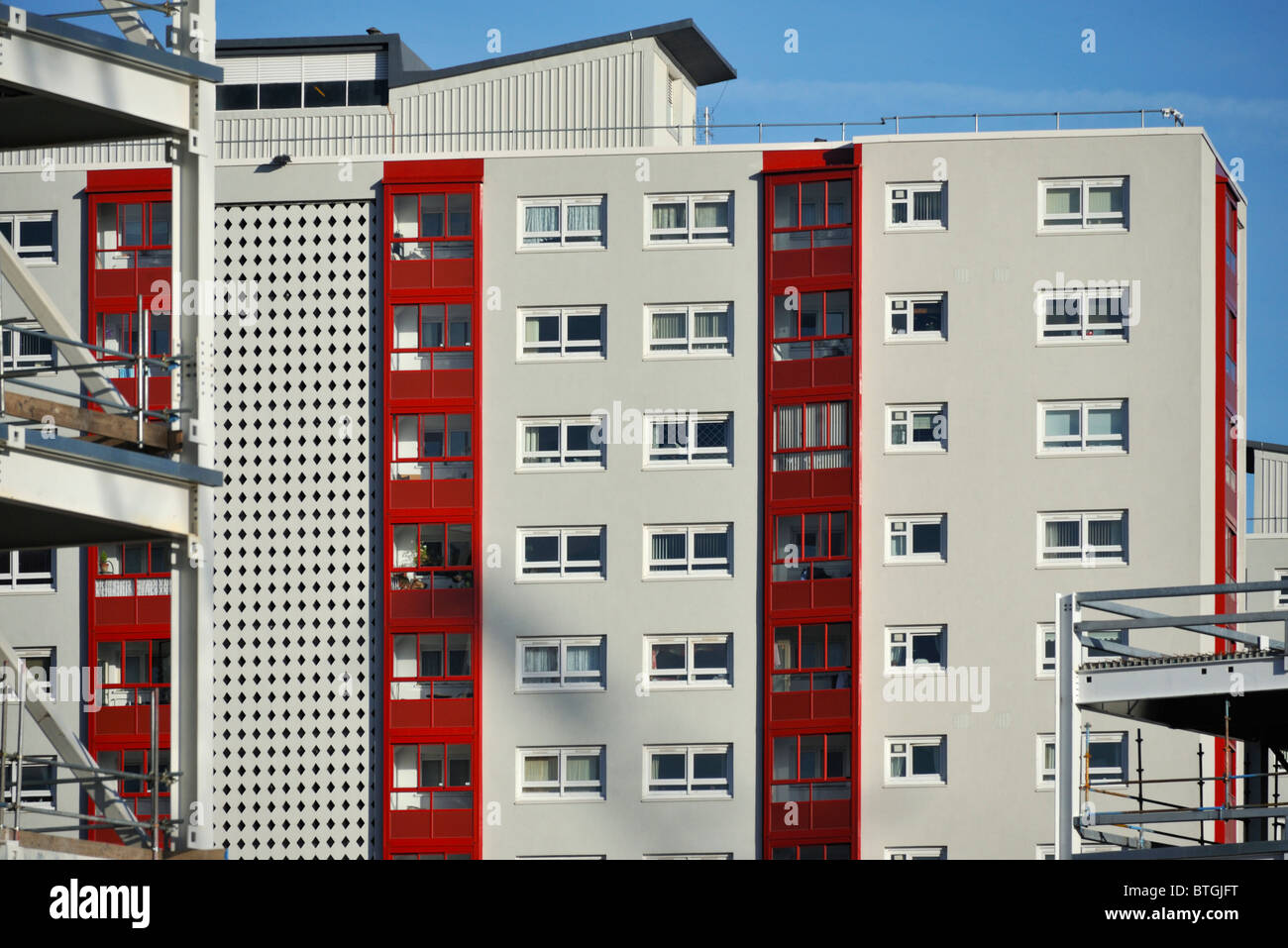 Appartamento Edificio. Duke Street, Glasgow, Scotland, Regno Unito, Europa. Foto Stock