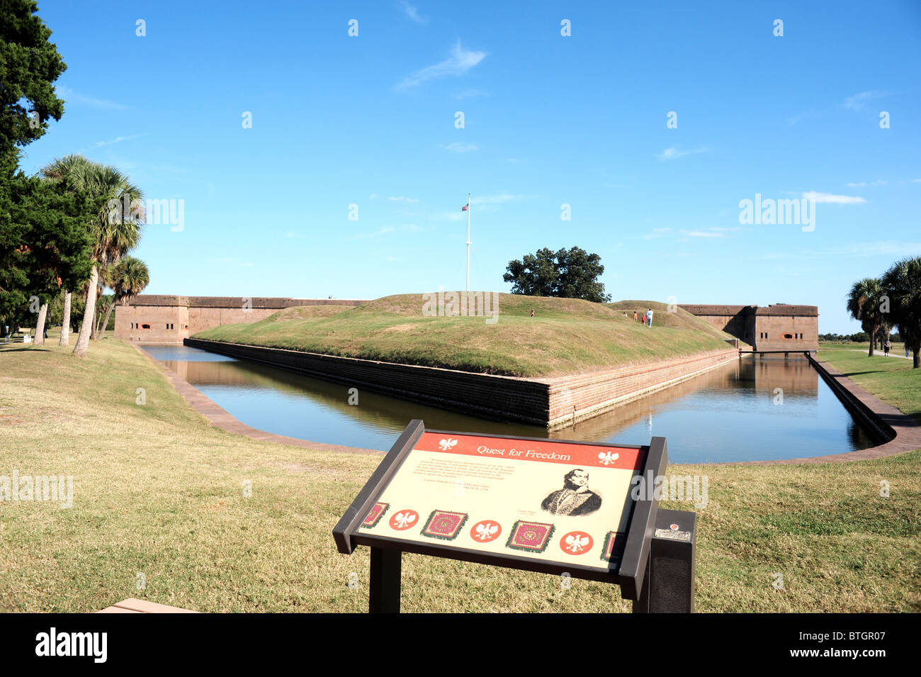 Noi la guerra civile Fort Pulaski, Cockspur Island, GEORGIA, STATI UNITI D'AMERICA Foto Stock