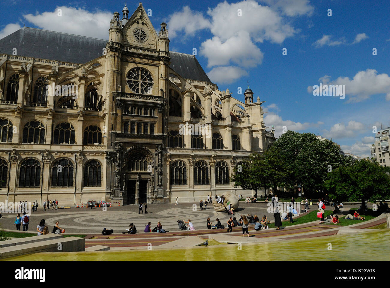 Chiesa di Saint Eustache a Parigi, capitale della Francia Foto Stock