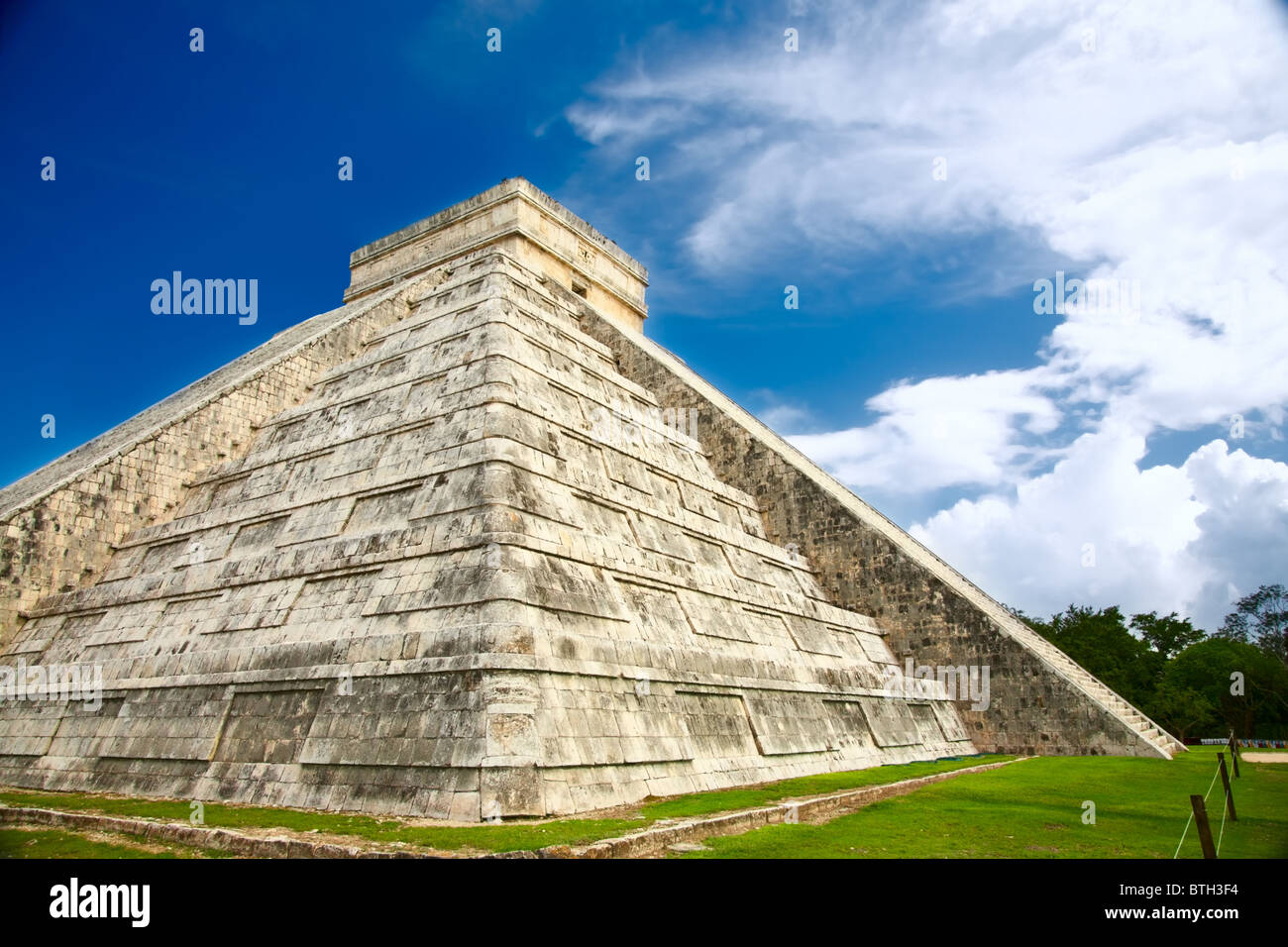 Chichen Itza, Messico, una delle sette meraviglie del mondo Foto Stock