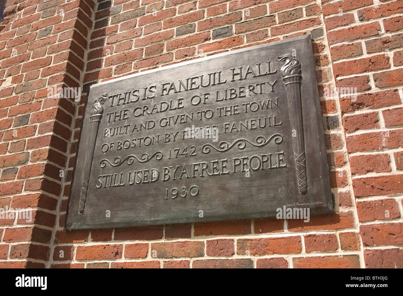 Faneuil Hall Boston, Massachusetts Foto Stock