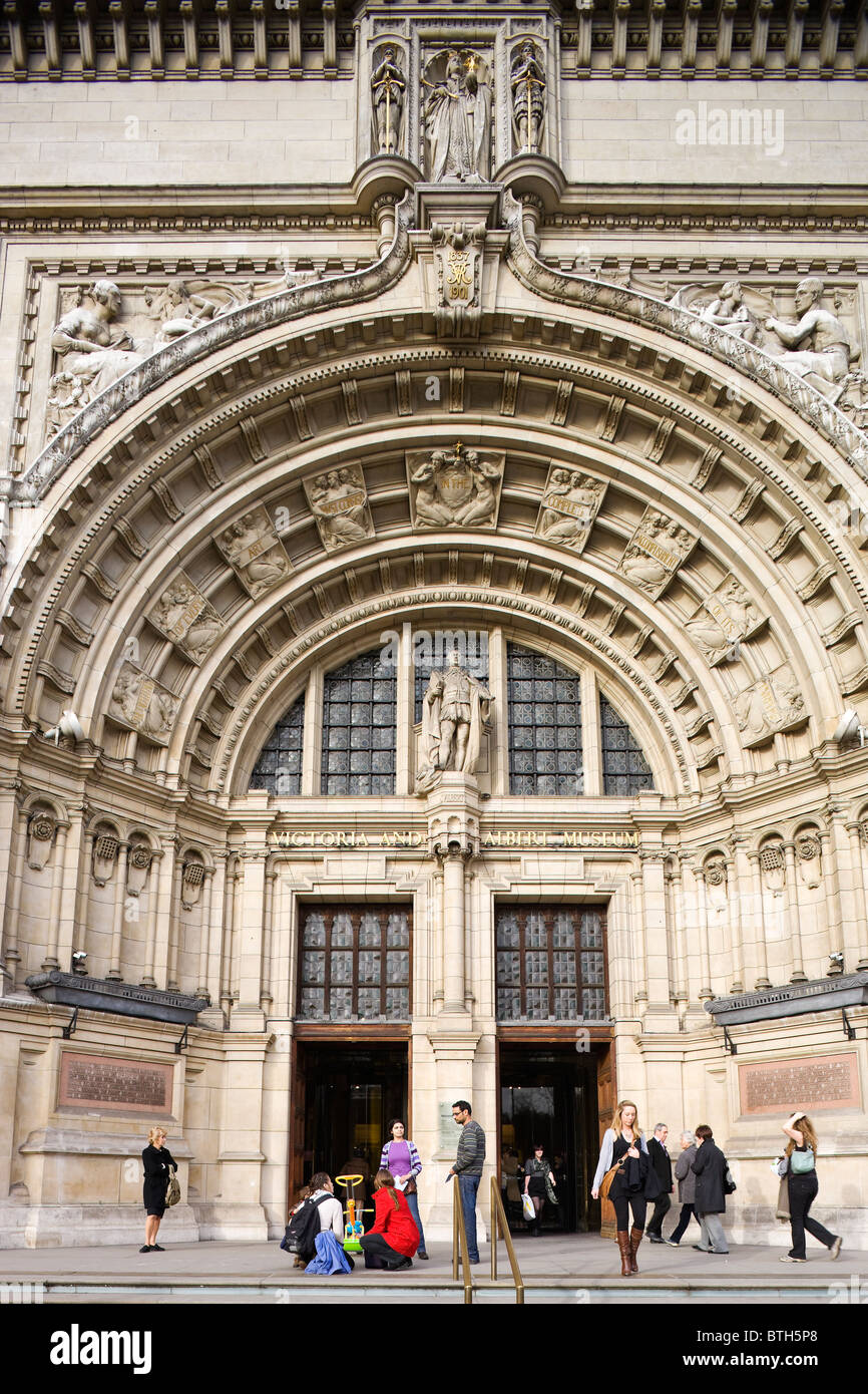 V&un ingresso al museo Foto Stock