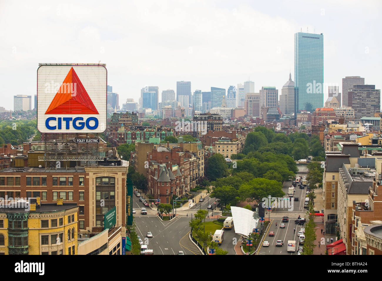 Kenmore Square di Boston, Massachusetts Foto Stock