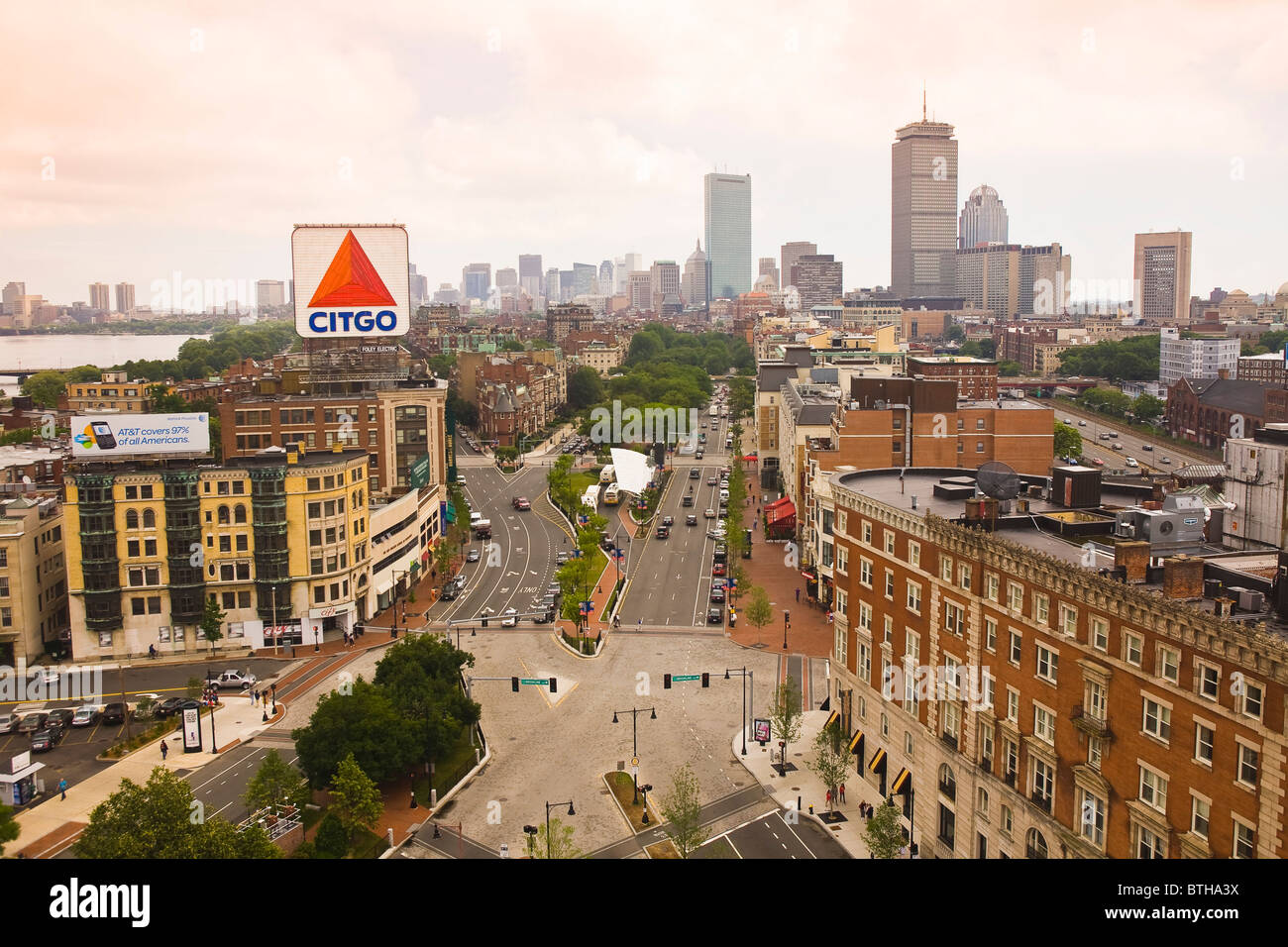 Kenmore Square di Boston, Massachusetts Foto Stock