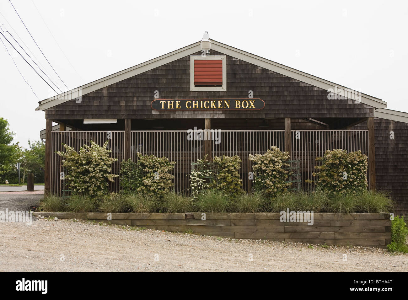 Famosa Chicken Box Bar Nantucket, Massachusetts Foto Stock