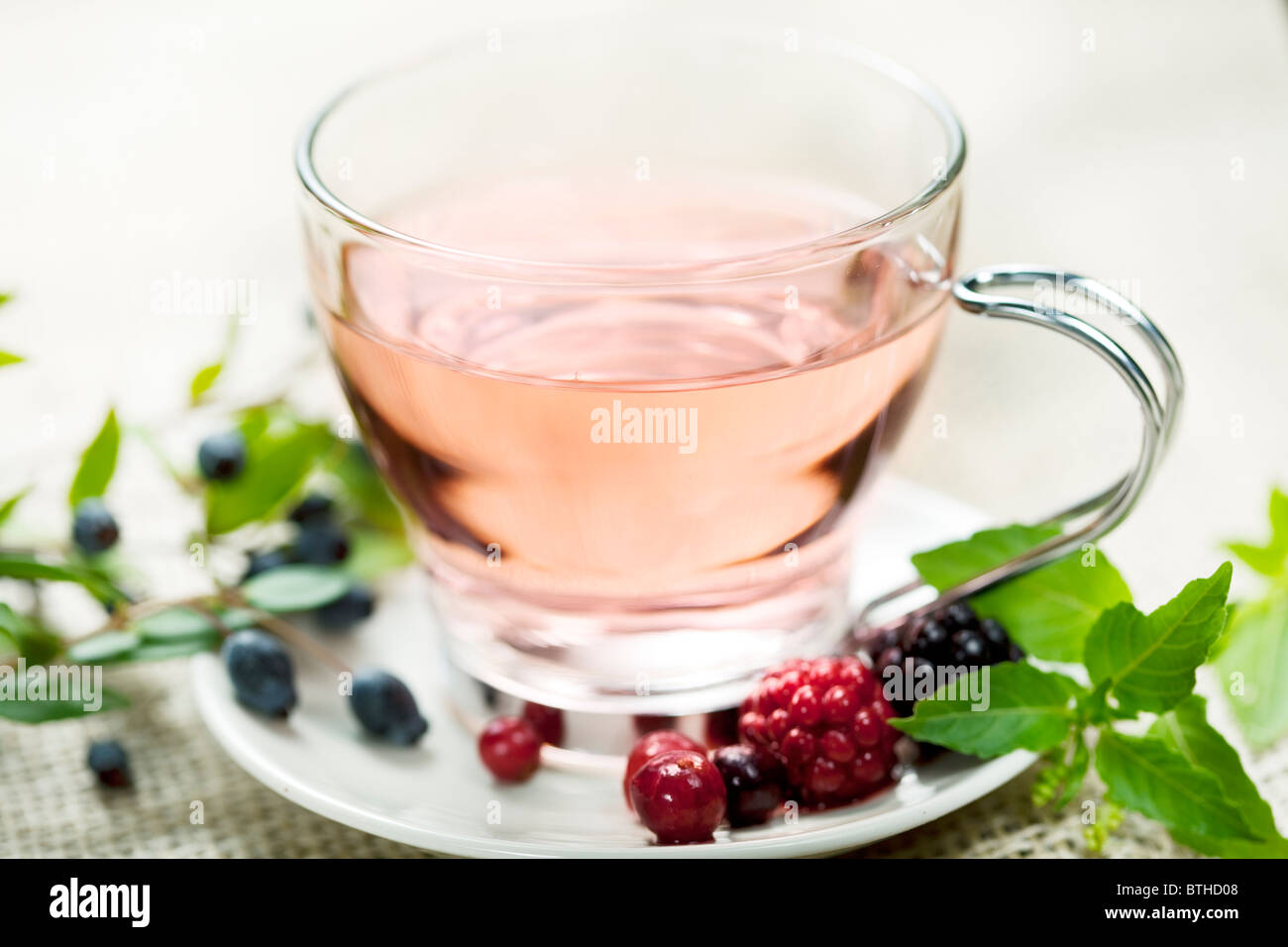 Forest berry tea Foto Stock