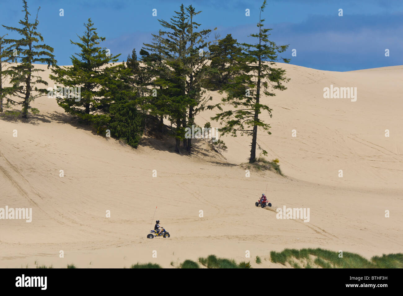 Atv in Oregon Dunes National Recreation Area Nord di Coos Bay Oregon Foto Stock