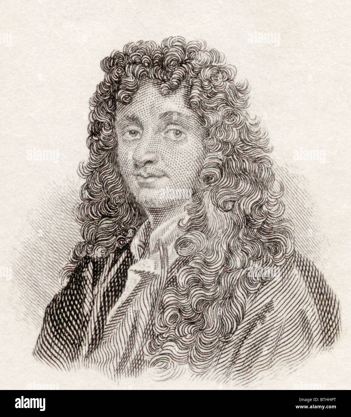 Christiaan Huygens, 1629 a 1695. Dutch matematico, astronomo, fisico horologist e scrittore di inizio di fantascienza. Foto Stock
