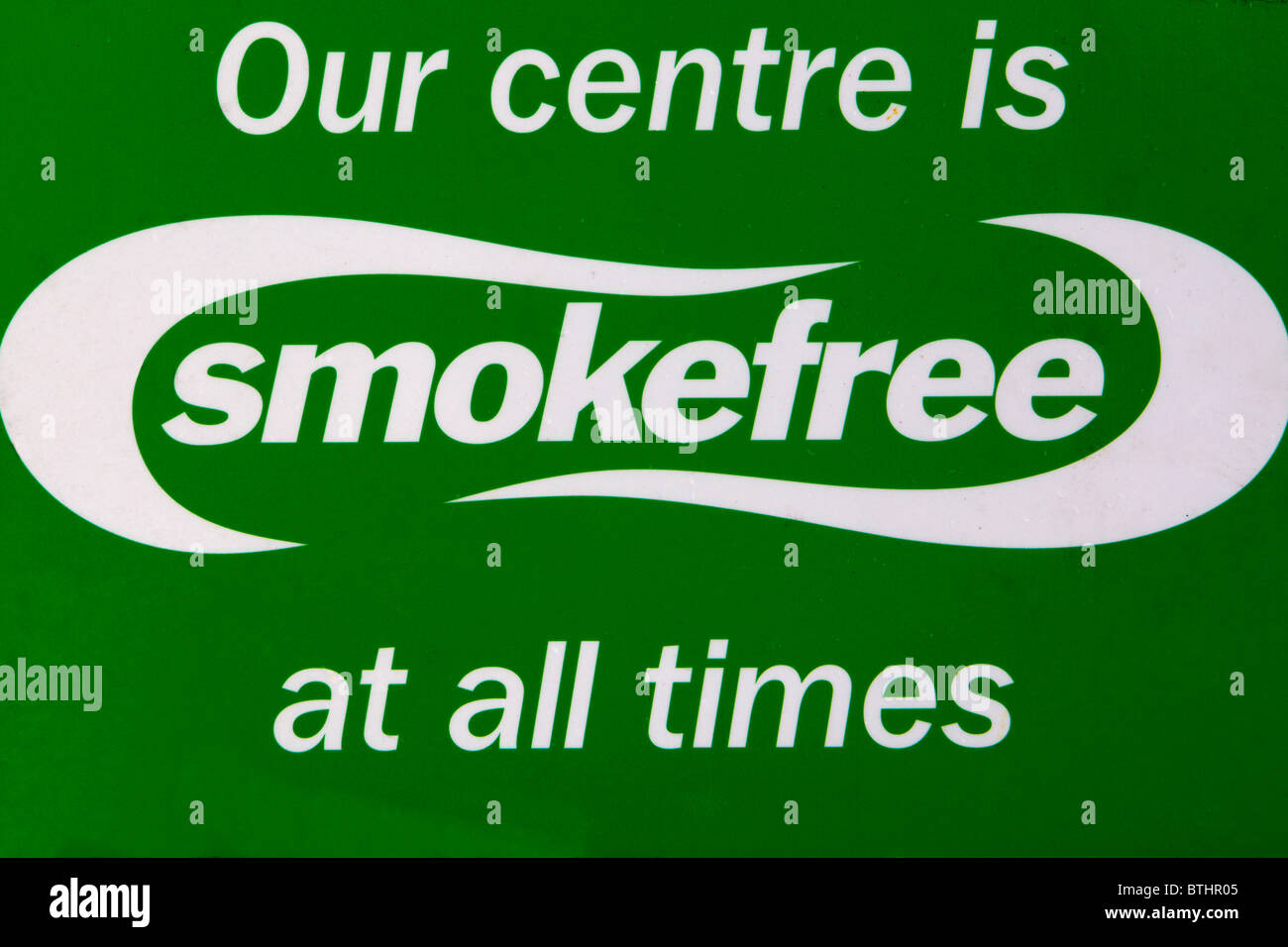 Vietato fumare, Westfield Albany, Auckland, Nuova Zelanda Foto Stock