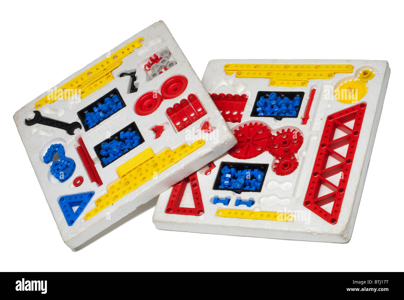 Meccano kit, bambino giocattolo educativo Foto Stock