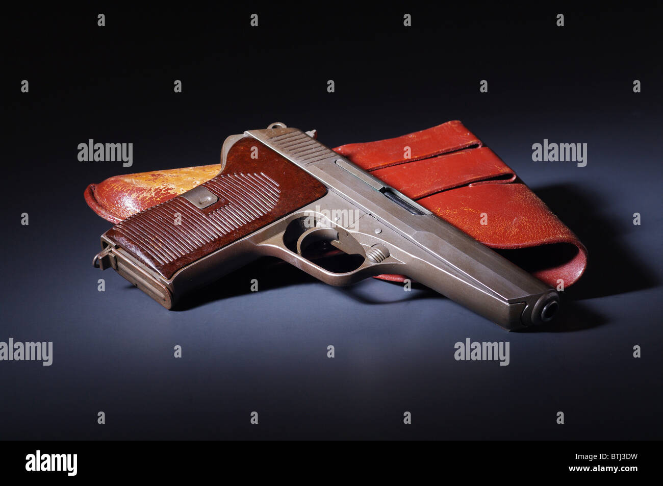 Pistola semi-automatica Foto Stock