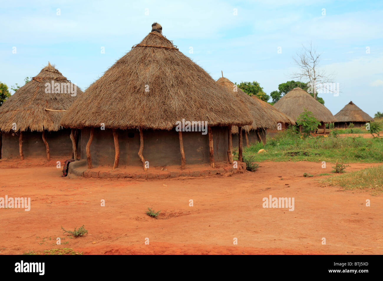 Villaggio, Acholiland, Uganda, Africa orientale Foto Stock