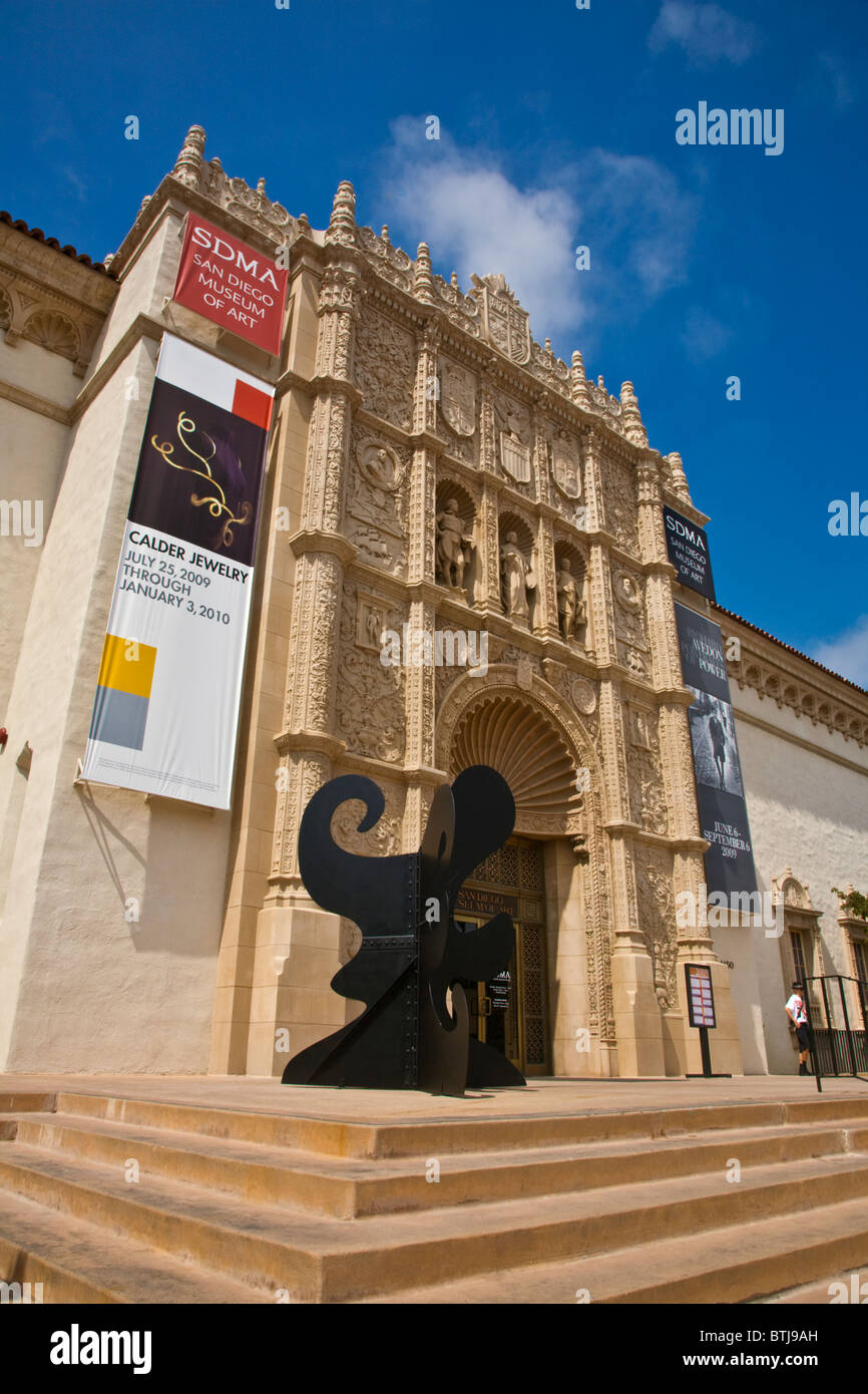 SAN DIEGO Museum of Art si trova nel Balboa Park di San Diego, California Foto Stock