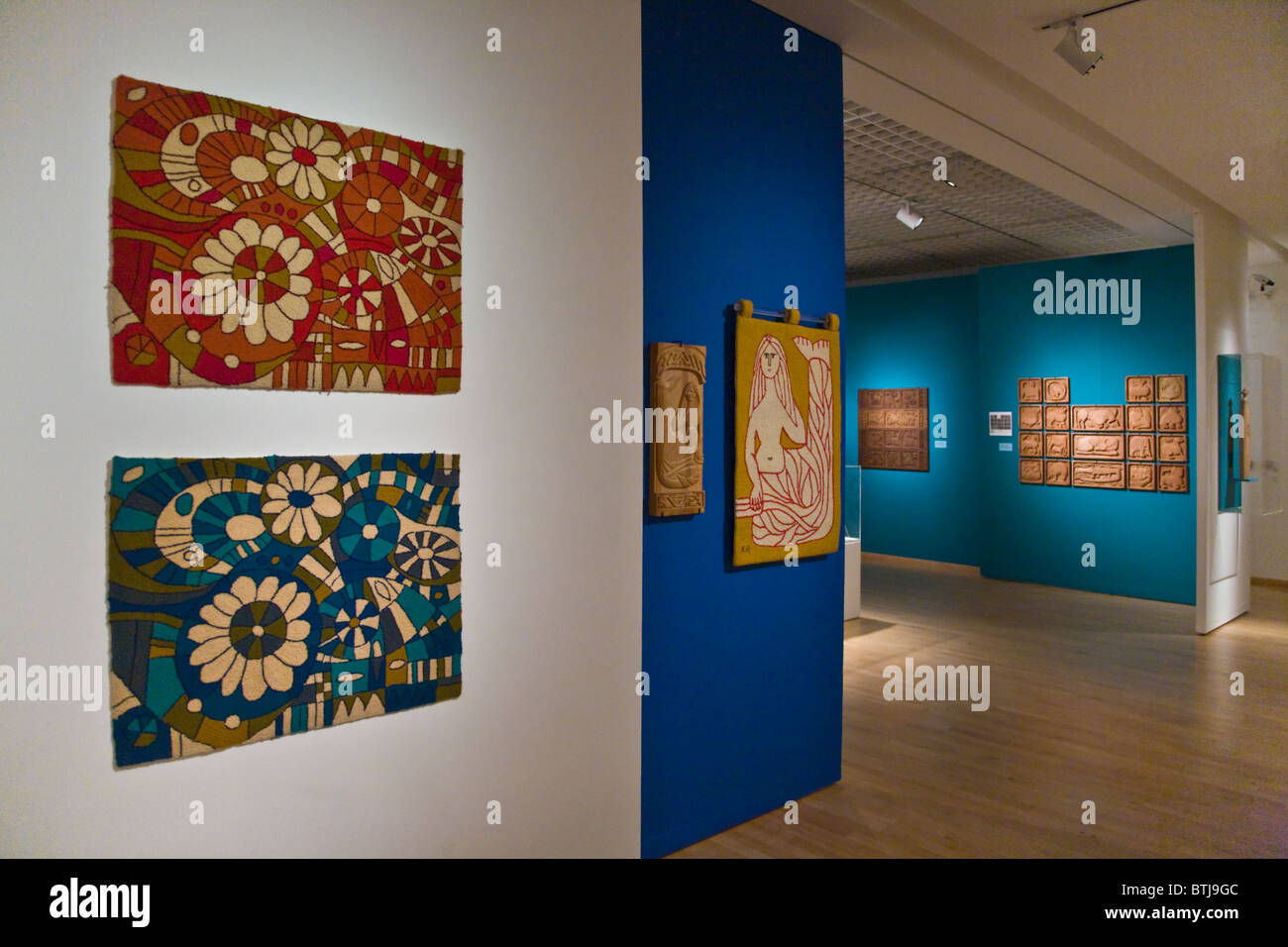 Il design della California mostra sul display in MINGEI MUSEO INTERNAZIONALE situato nel Balboa Park di San Diego, California Foto Stock